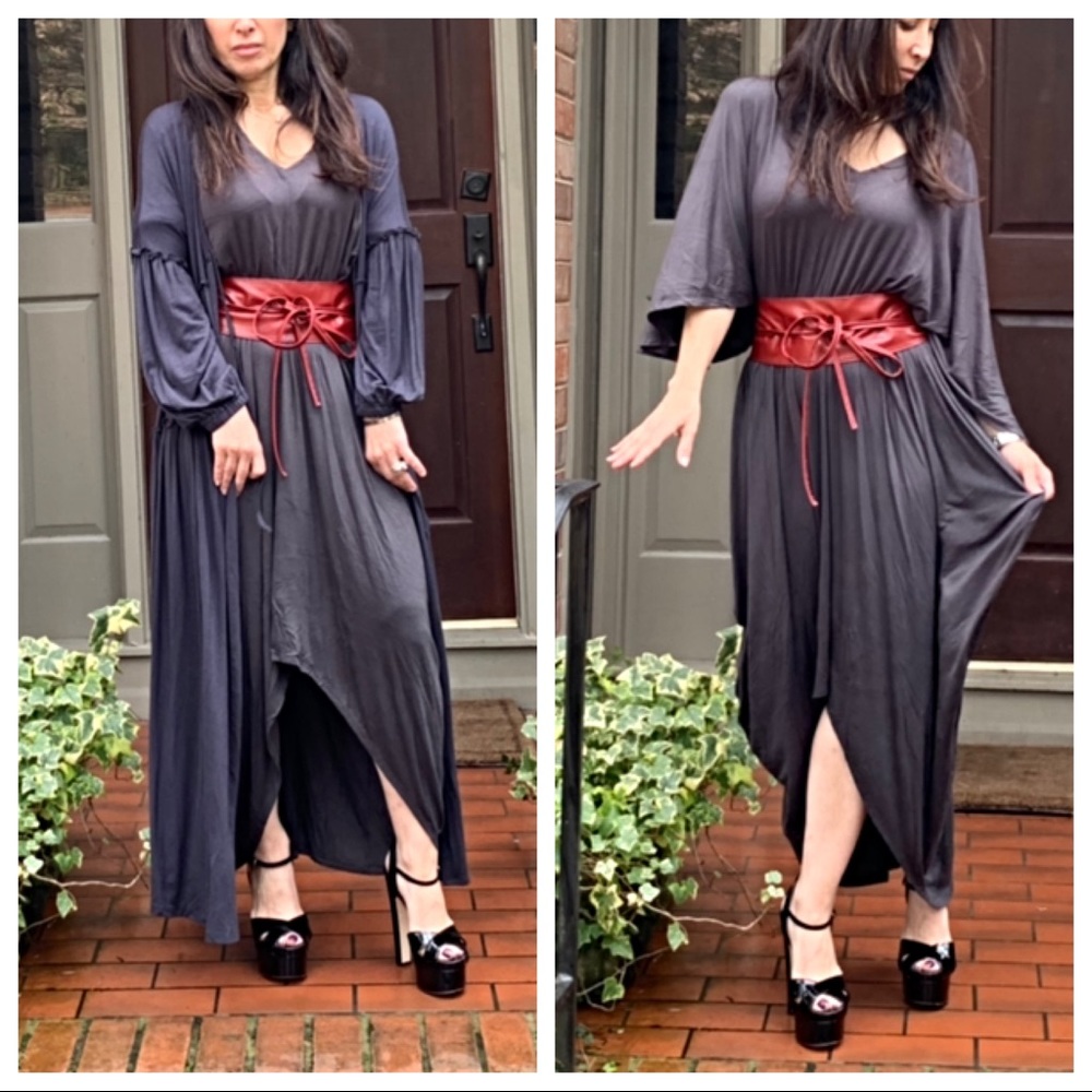 ✨LAST ONE✨Ash grey caftan dress - Picture 7 of 8